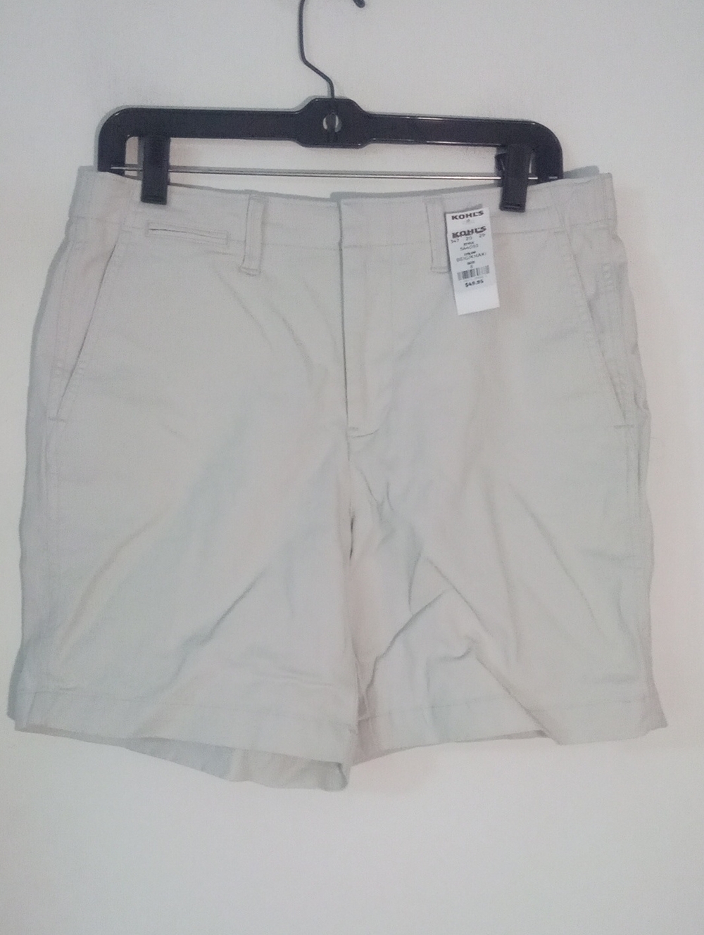 * Land's End Women's Khaki Shorts Size 8 NWT $49.95